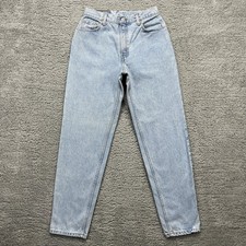 VTG Levi's 550 Jeans Womens 8 Light Wash 90s Denim Relaxed Tapered Leg Red Tab