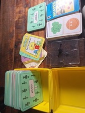 vintage 1989 Sesame Street Early Learning Games set about half  2 card games