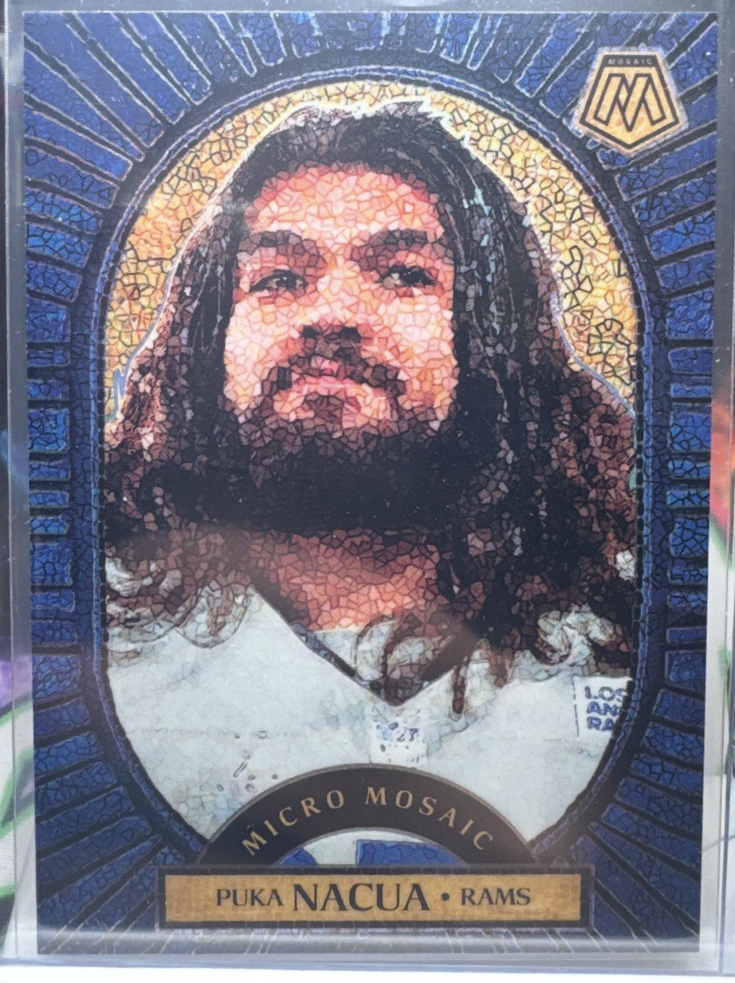 2025 Mosaic Puka Nacua Micro Mosaic Case Hit SP