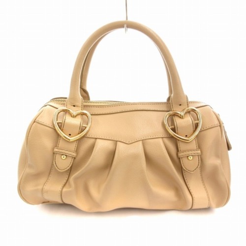 Samantha Vega Handbag mini Boston shoulder 2 way beige TZ handle length: Used 87 - Picture 2 of 9