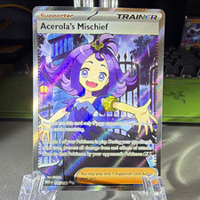 Acerola's Mischief Full Art Holo Ultra Rare ME01: Mega Evolution 165/132 EN
