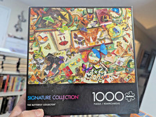 THE BUTTERFLY COLLECTOR 1000 pc Puzzle SEALED Signature Collection Buffalo
