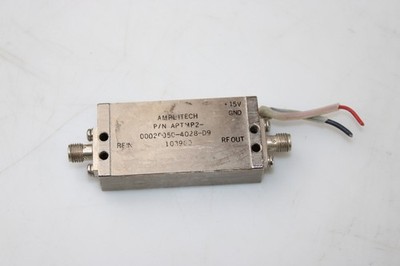 AmpliTech APT1MP2-00020050-4028-D9 RF Microwave Amplifier 15V SMA