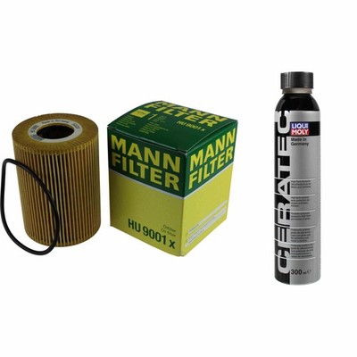 MANN-FILTER ÖLFILTER HU 9001 x + LIQUI MOLY Cera Tec 3721
