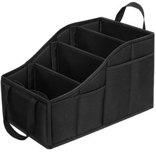 YOHOOLYO Car Seat Organizer with 4 Compartments, 4 Cup Holders