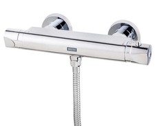Bristan Affinean Thermostatic Bathroom Mixer Shower Mounted Bar Valve Chrome