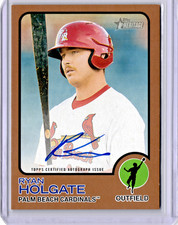 2022 Topps Hertiage Minor League - Real One Autographs Ryan Holgate Gold # /25