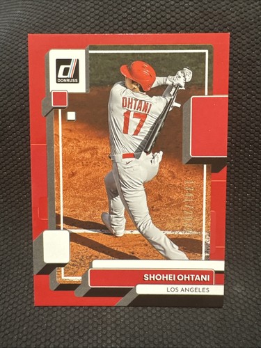 Shohei Ohtani 2022 Panini Donruss #147 Red /2022