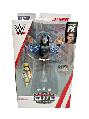 WWE Jeff Hardy Elite Series 67 Wrestling Figure US Belt Hardy Boyz