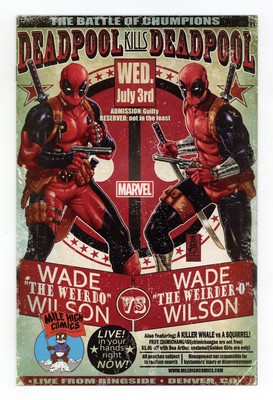 Deadpool Kills Deadpool #1 Brooks Mile High Variant VF 8.0 2013