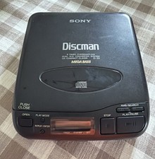 Sony Discman D-33 Portable CD Player Tested With Carrying Case