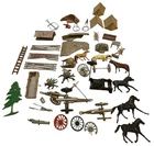 VTG Marx Civil War playset landscape tree bridge accessory Parts & Pieces AS-IS