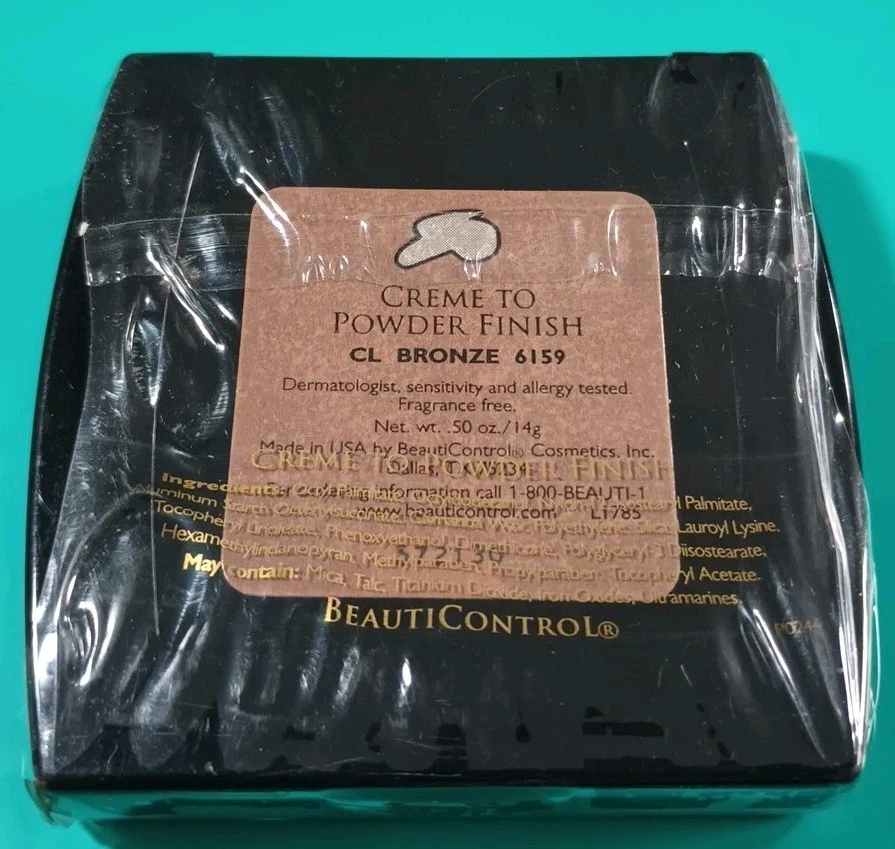 BeautiControl Creme To Powder Finish Foundation CL Bronze 6159 (P4)-NOS, Sealed - Image 2 of 4