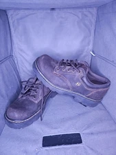 Skechers Parties Mate Oxford Shoes Womens Size 9 Brown Suede Y2K Chunky Style