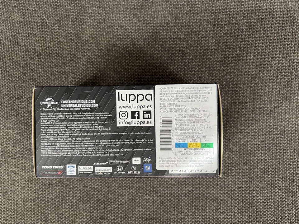 Johnny’s Honda S2000 Fast And Furious Jada 1:32 Die Cast - Immagine 4 di 4