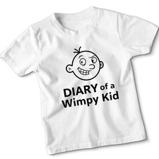 Kinder Tagebuch Wimpy T-Shirt Welttag des Buches 2025 Kinder Schule lustig Geschenk Tee