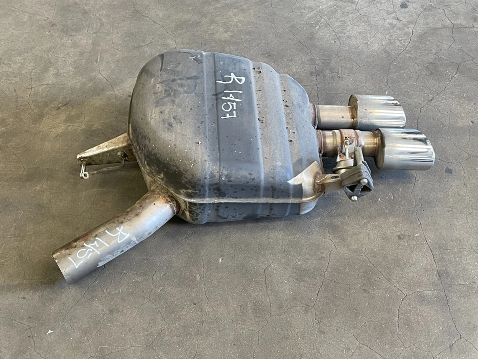 13 14 15 BMW Alpina B7 F01 F02 Right Exhaust Muffler Pipe W/Tips 4.4L 1457 OEM - Image 3 of 4