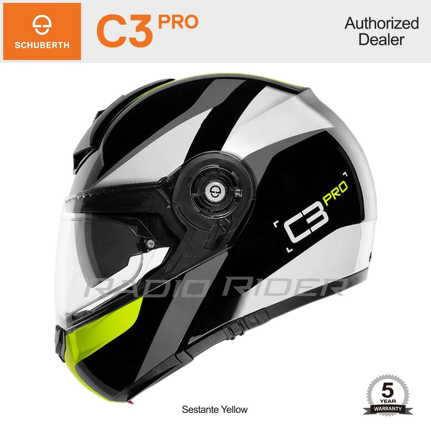 Latijns vleugel salami NEW Schuberth C3 PRO Motorcycle Tour Helmet | Sestante Yellow | S | Free  Ship | eBay
