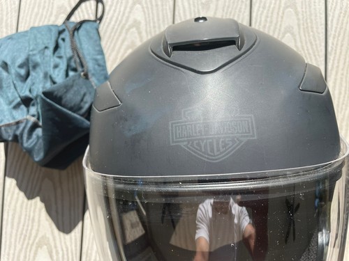 Harley Davidson Flat Black Hd- H-27 Helmet Xl. Used Only Worn Couple Times - Bild 8 von 10