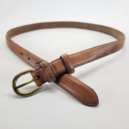 Dockers Leather Belt 38 Full Grain Cowhide Handcrafted Levi Strauss 2482 Brown - Picture 5 of 11