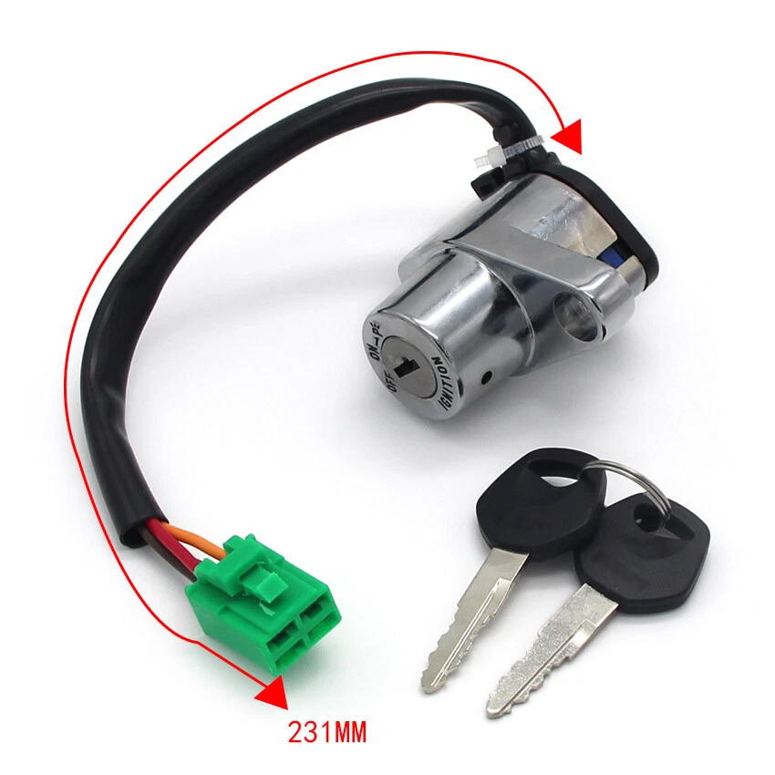 Ignition Key Switch For Suzuki VS1400 VS800 VS750 VS700 Intruder Boulevard Foto 2 de 4