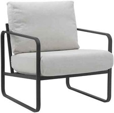 Lounger Manea Relaxsessel Clubsessel Polsterstuhl mit Metallgestell