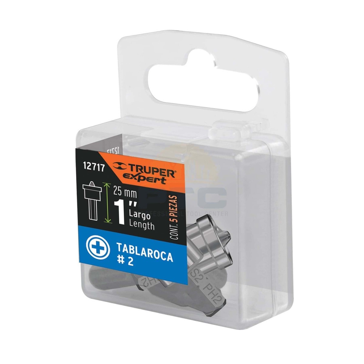 pipo　1205 Expert PUDE-1205 Case with 5 cross bits PH2 drywall long 1