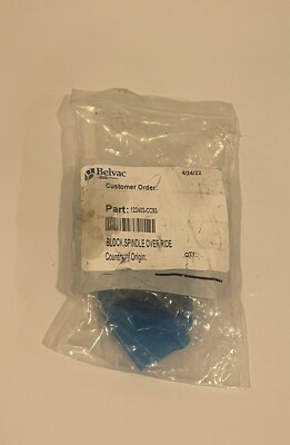 Belvac 122403-CC93 Block Spindle Over Ride NEW! FREE SHIPPING!