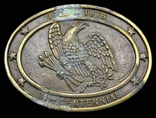 Bicentennial USA United States Of America Eagle Patriotic Vintage Belt Buckle