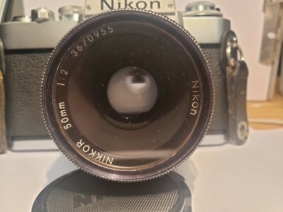 Nikon EL2 35mm SLR Film Camera with manual focus Nikkor 50mm Ai f