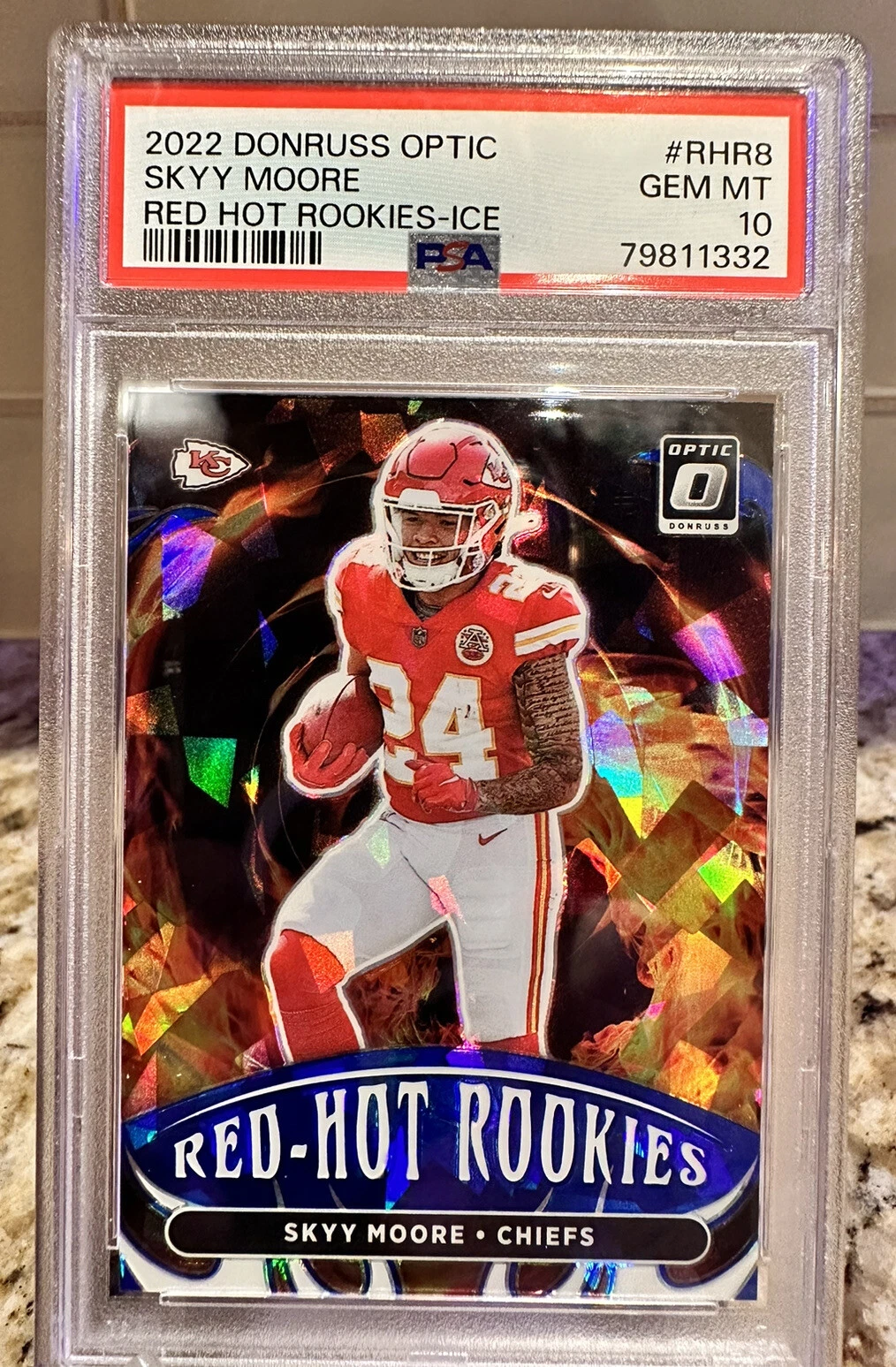Skyy Moore Panini Donruss Optic Red Hot Rookies #RHR8 Ice