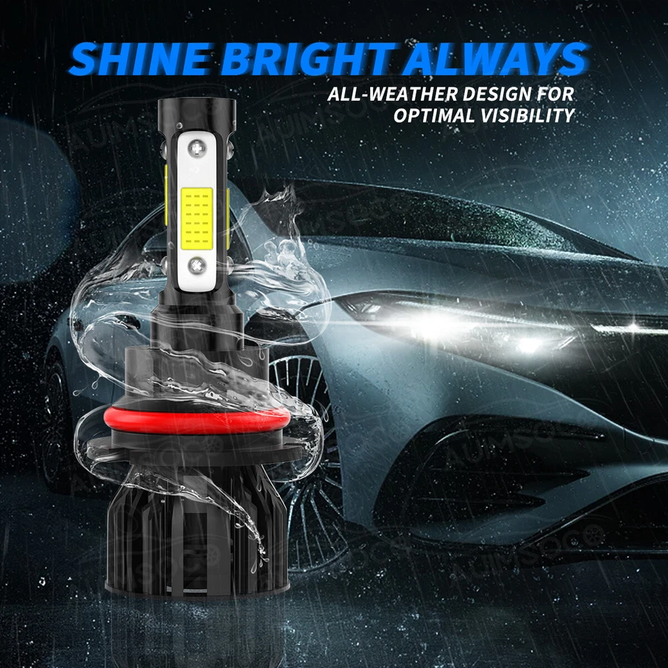 9007 LED Headlight High or Low beam white combo For Ford Grand Marquis 1998-2004 - Image 4 of 4