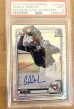2020 Bowman Chrome Gabriel Moreno RC Prospect Auto Refractor /499