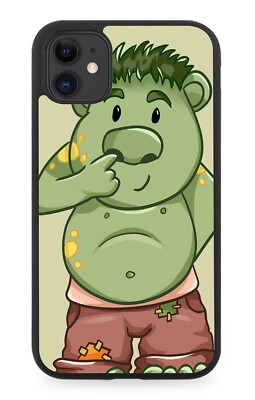 Troll Picking His Nose Gummi Handyhülle Trolle Picker Booger Bogey Hässlich BI93