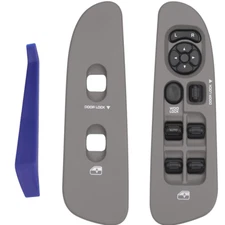 Window Switch Control +Taupe 2pcs for 02-09  Dodge Ram 1500/2500/3500 68171680AA