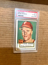 1952 Topps BASEBALL #216 RICHIE ASHBURN   PSA 6 OC -EX-MT