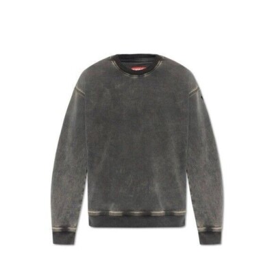 新品 ディーゼル D-Krib Track Denim Sweatshirt D-KRIB-NE Man: Sweatshirt in Track Denim | Diesel Library