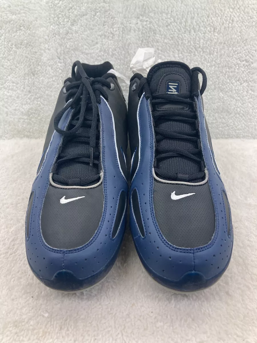 Nike shox r4 navy best sale blue