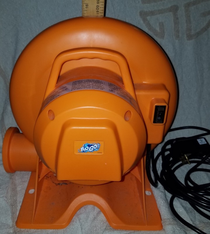 Bestway P3118 Air Blower Fan 110-120v 60Hz 5.7 Amp Bounce House Inflator Orange