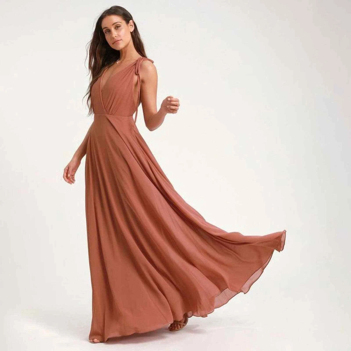 Rusty rose bridesmaid dresses deals