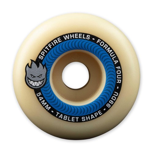 Spitfire Formula Four Tablet Wheels, Natural, 54mm/99a