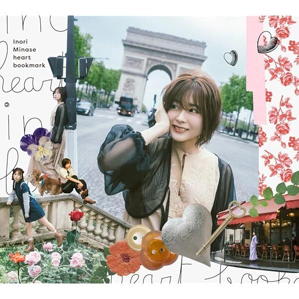 New Inori Minase heart bookmark Limited Edition CD Blu-ray Photobook Card Ja FS