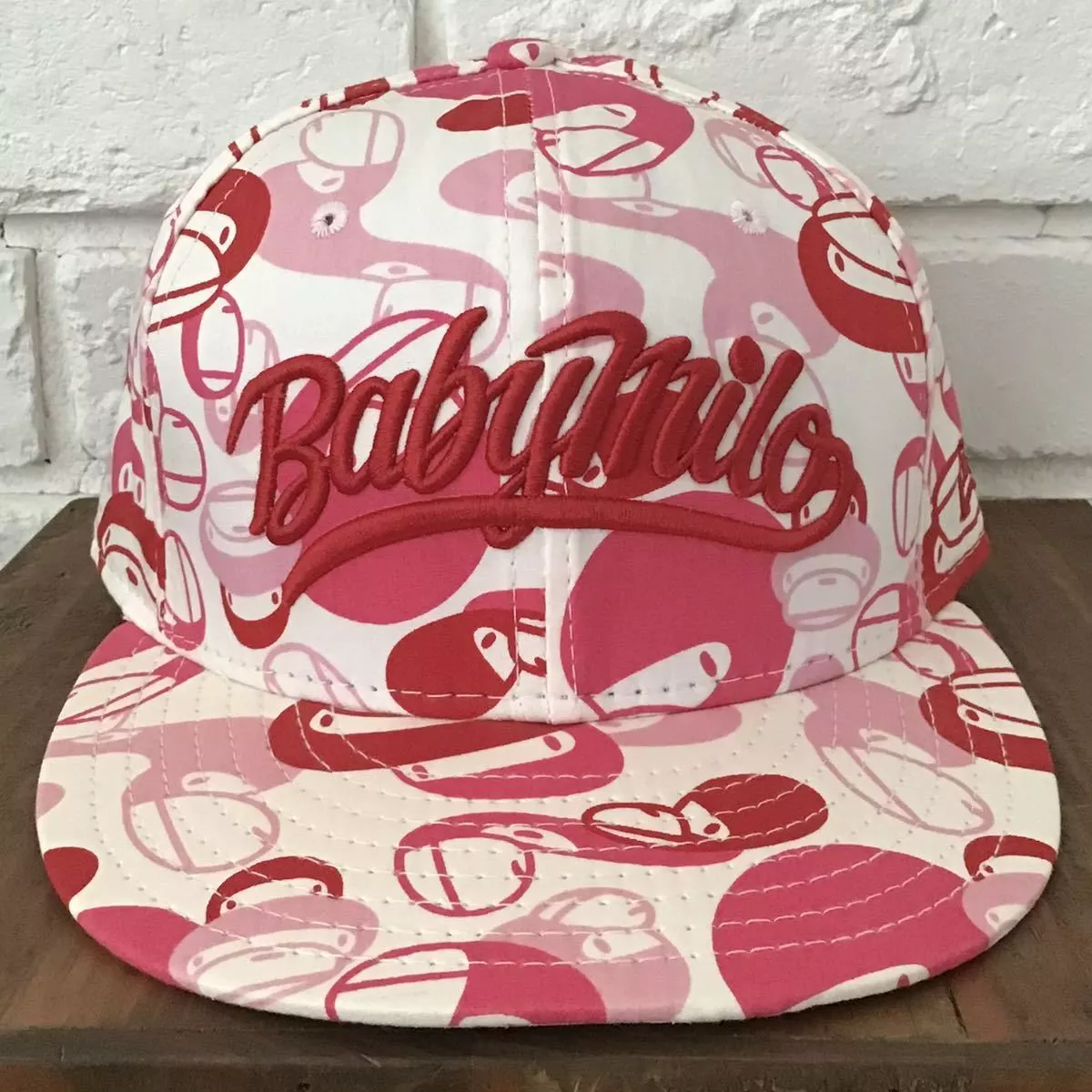 Pink bape clearance hat
