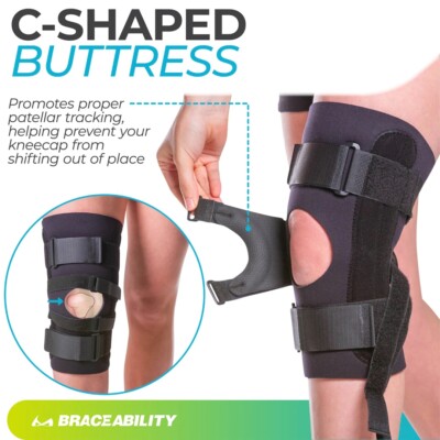 BraceAbility J Knee Brace - 03K06 - Size S