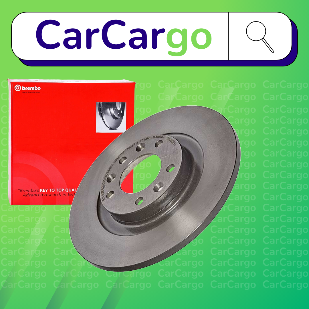 Brembo Solid Rear Brake Discs Pair For Toyota ProAce Electric 2020-2024 290 mm