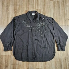 VTG Original Venezia Sportswear Womens Button Down Blouse Sz 18/20