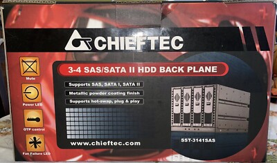Chieftec 3-4 SAS/SATA II HDD Backplane w/ cage. SST-3141SAS