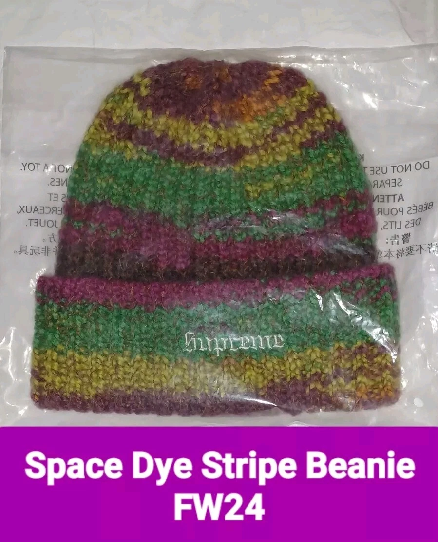 Bonnet à rayures Supreme Space Dye (marron multi)