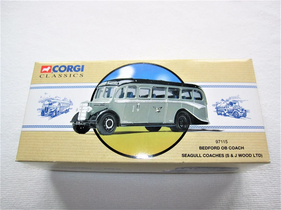 CORGI CLASSICS - BEDFORD OB COACH - "SEAGULL COACHES (S & J WOOD) - 97115 - Image 2 of 4