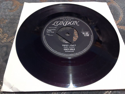 COZY COLE - TOPSY PARTS 1 & 2 LONDON TRI CENTER 7'' FULLY TESTED VERY GOOD PLUS.